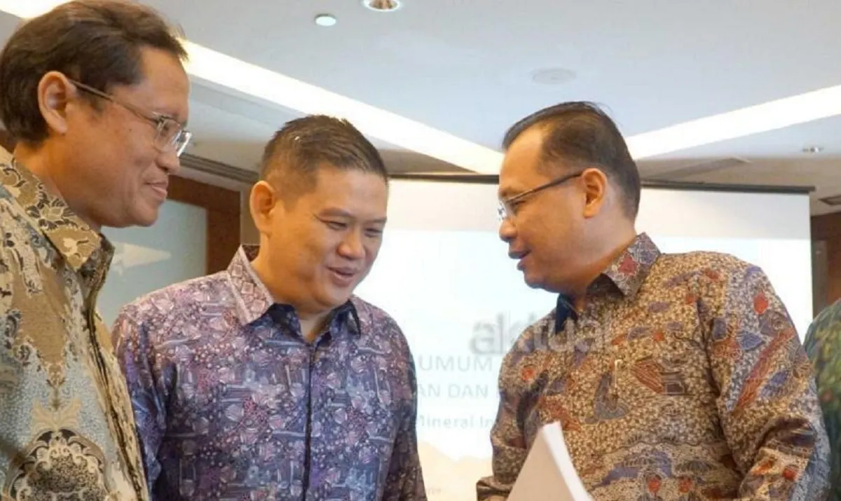 Ferry Kadi (tengah) Usai Acara Paparan Kinerja Cita Mineral Investindo 2019 (Foto: aktual)